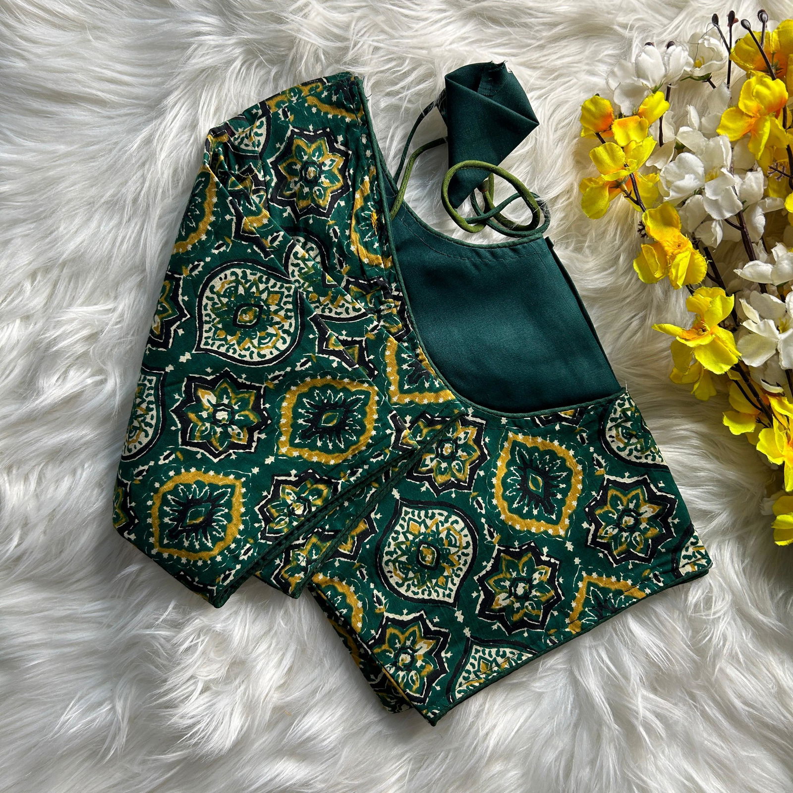 Ruhi Fashion 006 Printed Pure Cotton Blouse Exporters in India
